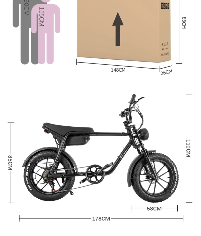 Vélo adulte électrique batterie puissante – Image 5