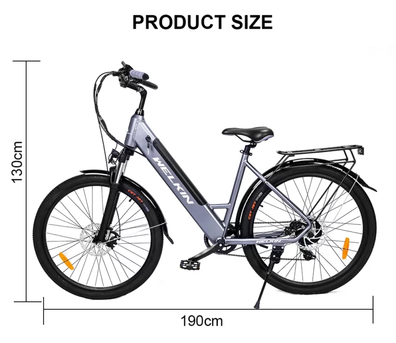 Vélo pliable  pour Femme   électrique puissant et  Léger avec batterie longue autonomie – Image 4