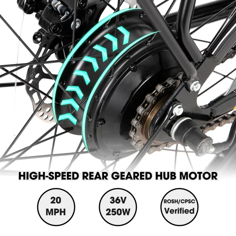 Vélo portable électrique léger pour homme puissant – Image 4
