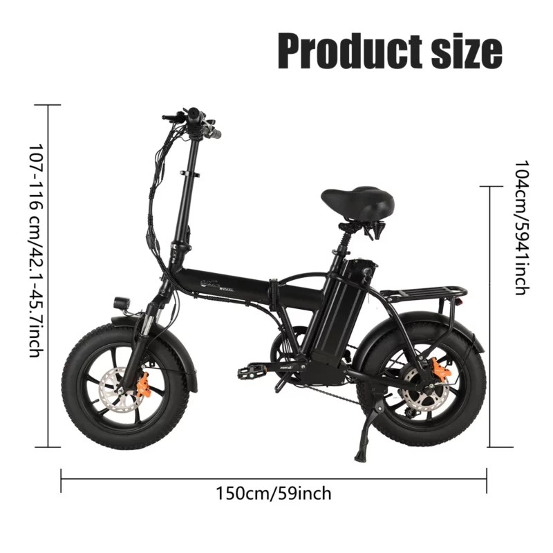 Vélo électrique pliable puissant Pour montagne – Image 3