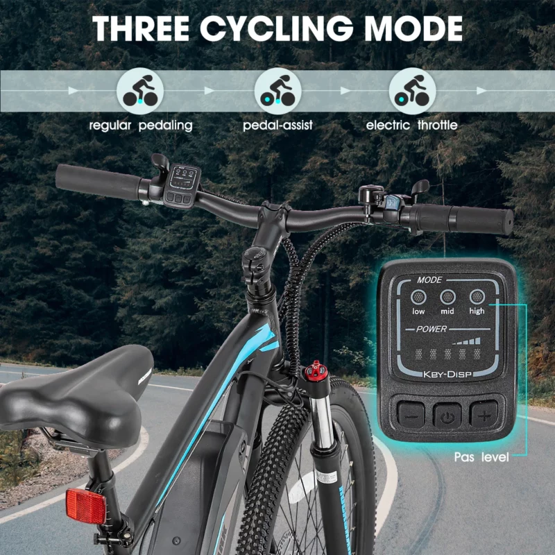 Vélo électrique de ville puissant Legé avec batterie externe  longue autonomie – Image 8