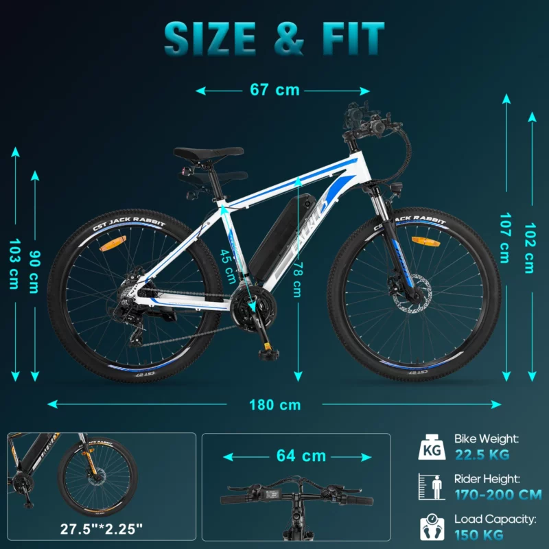 Vélo avec batterie externe électrique  Léger et puissant – Image 8
