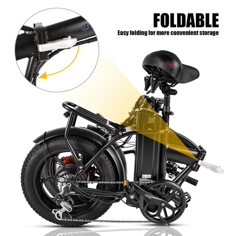 Vélo électrique pliable puissant Pour montagne – Image 2