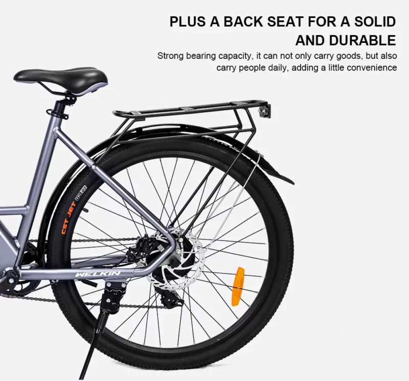Vélo pliable  pour Femme   électrique puissant et  Léger avec batterie longue autonomie – Image 3
