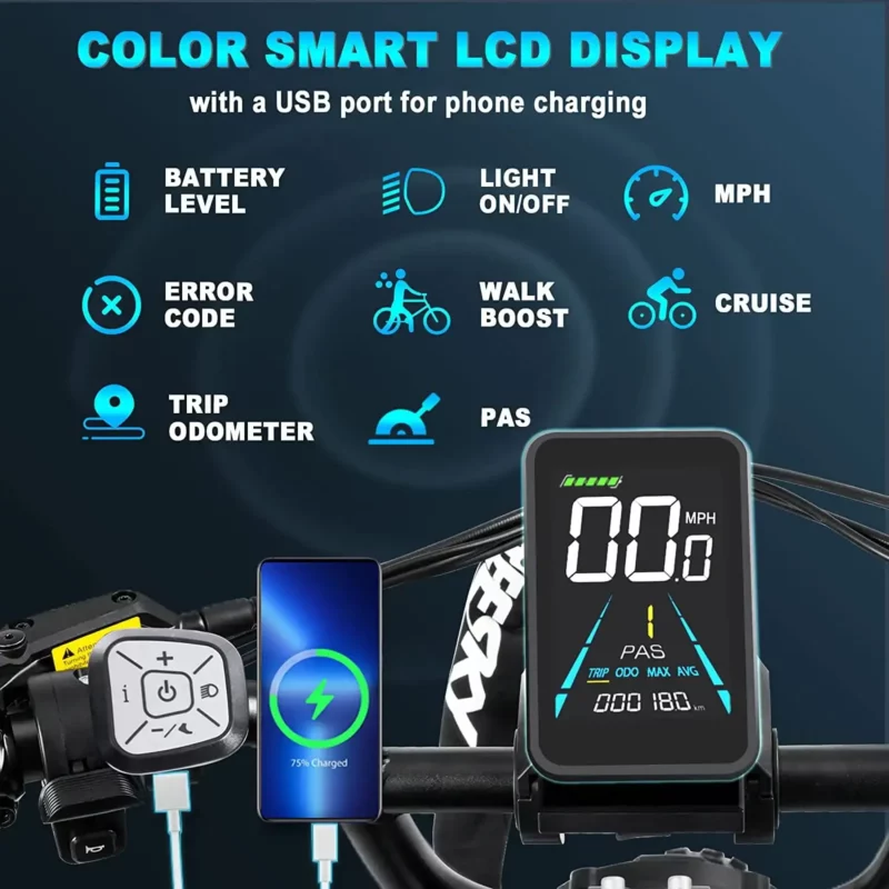 Vélo route VTT électrique léger et puissant – Image 3