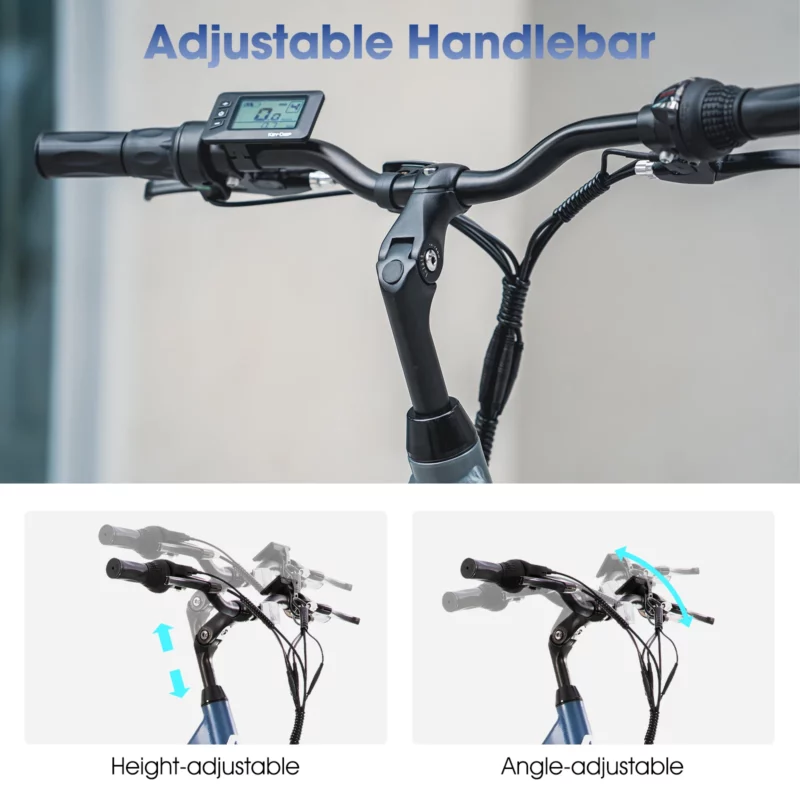 Vélo de ville  électrique puissant et  Legé avec batterie longue autonomie – Image 2