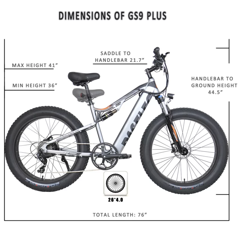 Vélo  électrique ultra léger  unisexe  VTT – Image 3