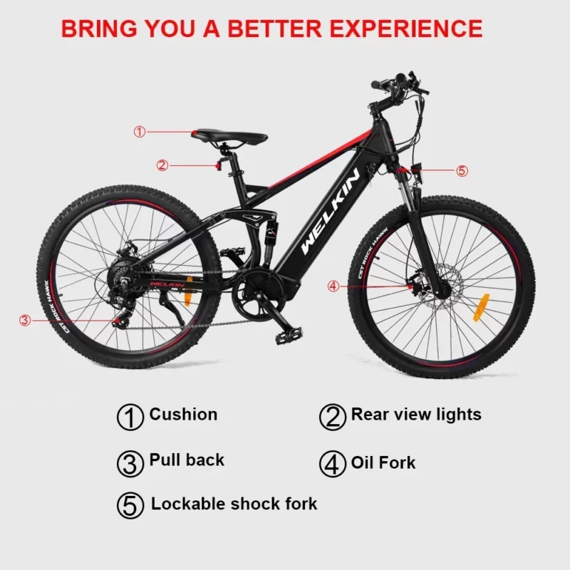 Vélo électrique puissant et léger  batteries Lithium externe – Image 5