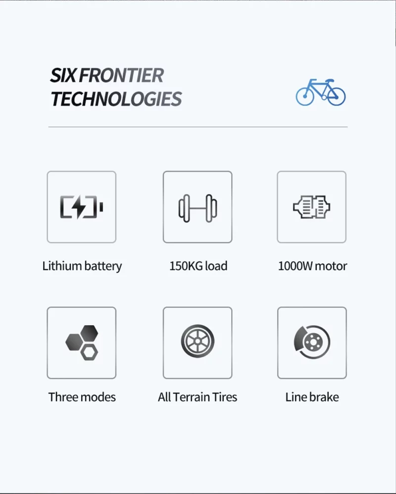 Vélo électrique pliant léger avec arrière siége – Image 7