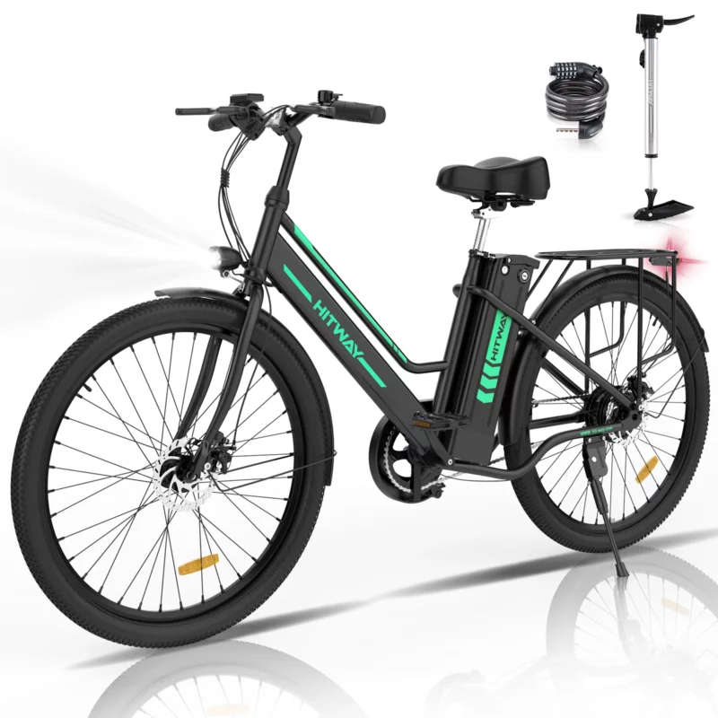 Vélo de ville électrique puissant et  léger batterie détachable – Image 9