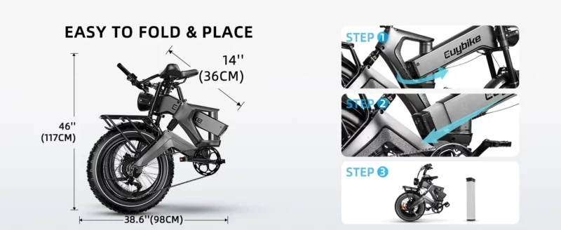 Puissant Vélo Electrique léger  de cours – Image 7